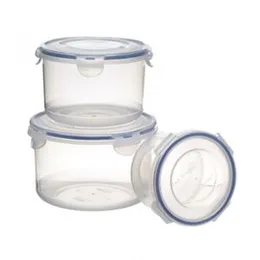3 Pcs Round Shape Storage Container
