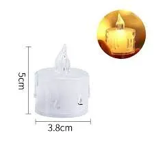 LED Candle Bottle â Transparent | 5Ã7cm | 1Pc | Decorative Light