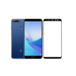 Huawei Enjoy 8e Full Glue Tempered Glass Screen Protector - Anti-Scratch, HD Clear