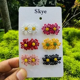 New Flower Earrings Female Jewelry – Select Colour Earrings for Women & Girls