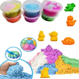 12 PCs Magic Clay Sand Set with Moulds â Kids Sensory Play Kit