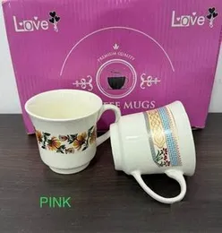 6 Pcs Coffee Cup - Pink