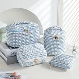 4PCS Velvet Travel Cosmetic Bag Set – Luxury Style