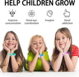 Pop Up Bracelet, Pop Bubble Fidget Bracelet Toy Set, Pop Bracelet Children's Set, 1 Pieces Baby Sensory Toys, Fidget Toy Bracelets