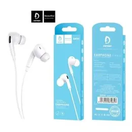 Denmen Universal Earpods Pro With Microphone -Earpods Pro with Mic and Controller / DR06 Earpods Pro with 3.5mm Jack In-Ear Headphone