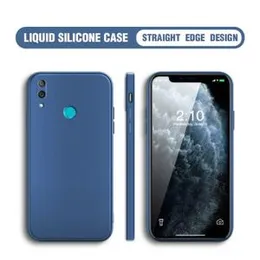 Huawei Y7 pro 2019 soft matte liquid silicone Case Back Cover for Huawei Y7 pro 2019
