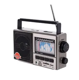 Oxta OX-901U AC/DC World Band Radio AM FM SW1-9 MP3 USB TF SD Remote Control 360 Antenna Rechargeable Battery Portable Music Player