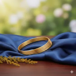 12 Piece Gold plated Bangal Classic Round Single plain Bangle 1mm Thin Very Nice Bangel Wire Charm Bangles