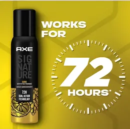 Axe Signature Suave Deodorant Body Spray for Men 122ML