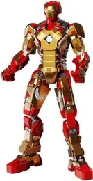 Super hero iron man mk 42; 6011 | 1126-Piece Action Hero Building Block Set with LED Lighting, 8mm Modular Blocks (Standard Design) â Creative MOC C