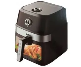 Premium RAF R.5346 8L Air Fryer 1350W Black 8 Liter Large Capacity Healthy Fryer, 8L RAF Air Fryer, Large RAF R5346 Air Fryer 8 Liter
