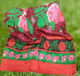 6Ã5 Luxury Maroon Floral Bedding Sheet for Everyday Use