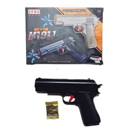M1911 Gel Blaster Pistel Gun with 500 Gel Bullets (7-8mm) (14+ Ages)