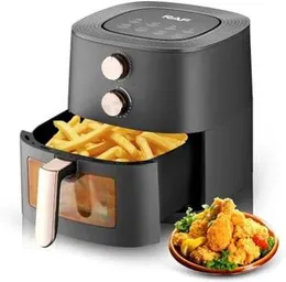 Premium RAF R.5233 7.6L Air Fryer 220V Black 7.6 Liter Large Capacity Healthy Fryer, 7.6L RAF Air Fryer, Large RAF R5233 Air Fryer 7.6 Liter