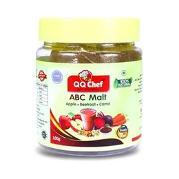 QQChef ABC Malt Mix, Natural Drink for Kids, Adults, Elders, Homemade & No Preservatives(100gm x 1 Pcs)FROM INDIA(NUZ)