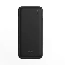 WiWU P-08B Essen 10000mAh Power Bank with 4 Built-in Cables (Black / White)