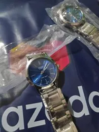 Casio Analog Blue Dial Silver LadIes Watch