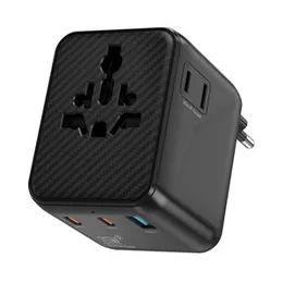 WiWU Wi-UA011 Aramid Fiber Warriors 25W GaN Plug Adapter â Black