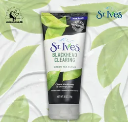 St. Ives Blackhead Clearing Face Scrub, Green Tea â 170g