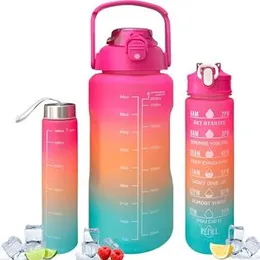4 In 1 Multicolor Water Bottle