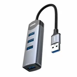 LDNIO DS-134U USB-A To USB 3.0*4 High Speed Data Transmission Hub Adapter