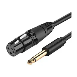 UGREEN 5 Meter 6.35mm to Cannon Female AV Cable (Black) â AV131 - 20721