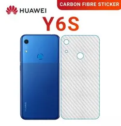 Carbon Fibre back sticker For Huawei Y6s