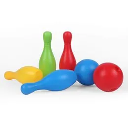 Bowling Game Bowling Toy Bowling Set Bowling Toys For Children Bowling Ball Toys plastic Set Fun Indoor Family Games With 4 Mini Pins And 01 Balls, To