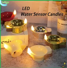 12 Pcs Floating Water Candle Lamps â Electric Decorative Lighting