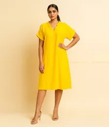 Yellow Dc Frock 06