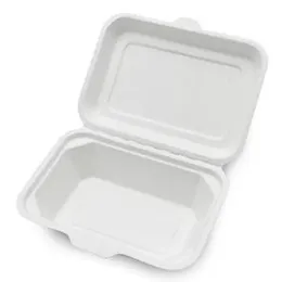 900ml Bagasse Lunch Box 50pcs
