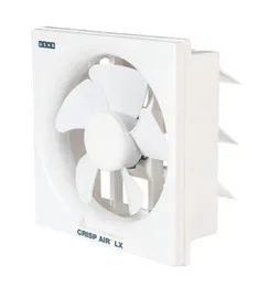 Usha Exhaust Fan Crisp Air LX 250mm 45W 1250 RPM 5 Blades 813 mÂ³/hr Air Delivery High Suction Rust Proof Plastic Body Copper Motor 2 Year Warranty