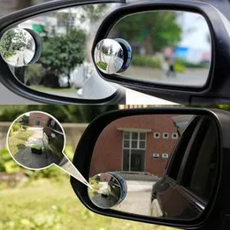 BEST MILEGA HD Glass Frameless Round Convex Rear View Blind Spot Mirror Cars/Trucks/Vans (2") -Pack of 2