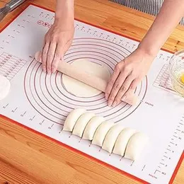 Non Stick Silicone Baking Mat With Scale Rolling Dough Pad Kneading Mat Kitchen Cooking Pastry Sheet Oven Liner