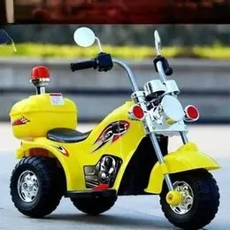 Childrenâs Electric Motorcycle Ride-On | Dual Drive Tricycle Stroller Toy for Kids (1â4 Years)