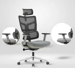 Grey Mesh High Back Chair