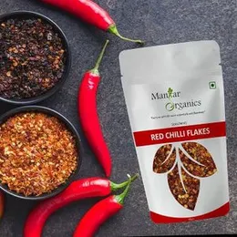 ManHar Organics Red Chilli Flakes Seasoning 100gm
