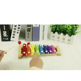 8 Tone Cartoon Animal Hand Knock Piano Series baby Educational Toy