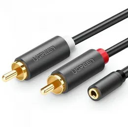 UGREEN 3 Meter 3.5mm Female to 2 RCA Male Audio Cable â AV102 - 10512