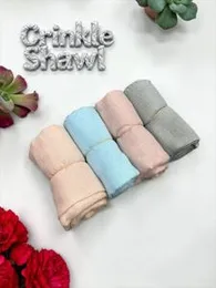 Premium cotton crinkle shawls