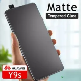 Y9s Stylish Full Cover Matte Texture MTB tempered Glass Protector Frosted Glass for Huawei Y9s