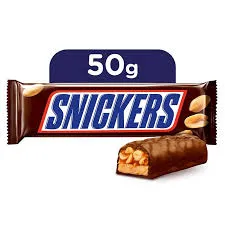 Snickers Chocolate Bar 6pcs 50g