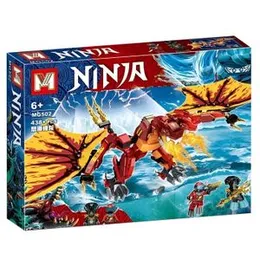 438+ Pcs Ninja Dragon Lego Building Blocks Set - 6+ Ages