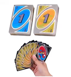 UNO H2O Card Game - Waterproof and Pressure Proof PVC Plastic Transparent Playing Card Set (108Pcs/Set)