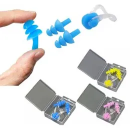 Swimming Ear Plugs Nose Clip Soft Silicone Earplugs Waterproof Reusable Swimming Ear Plugs Adults Noise Reduction Earplugs for Sleeping Woodworking