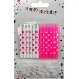 Happy Birthday Party Small 12 Candle Cake Decoration