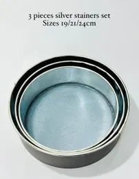 Round Screened Strainer Stainless Steel Flour Sieve Hand-Baking Pastry Kitchen Food Tools Tea Sugar Fine Mesh Sifter