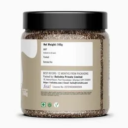 Raw Chia Seeds 160g by RELISHTA, for Weight Loss, High in Antioxidants Proteins, Fibre, Omega 3, Gluten Free & Calcium Rich Superfood