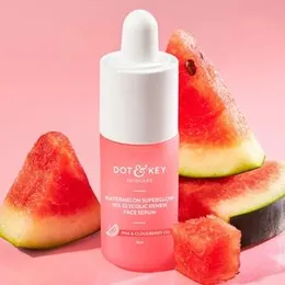 DOT&KEY SKINCARE WATERMELON + 10% GLYCOLIC GENTLE EXFOLIATING FACE SERUM with kojic acid HYALURONIC & CLOUDBERRY OIL