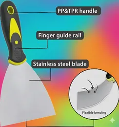 ARK Tools 2" Putty Knife & Scraper: Stainless Steel, Flexible Blade, and Ergonomic Handle